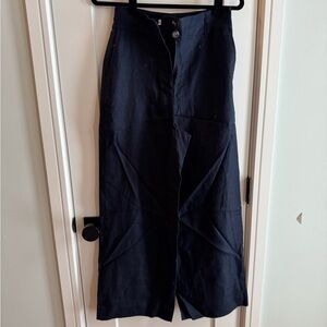 Boden Navy Button-Front Garment